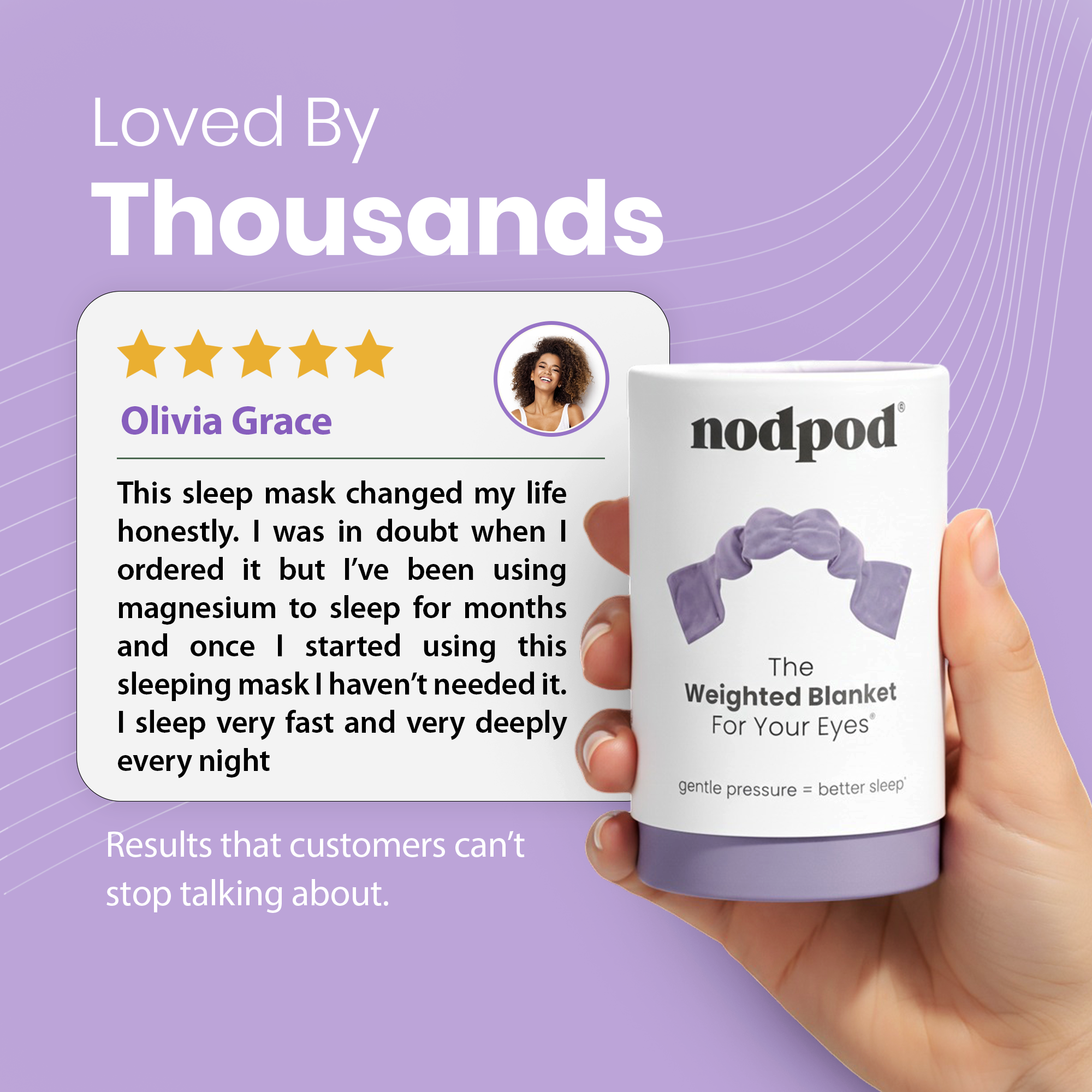 NODPOD - WEIGHTED SLEEP MASK